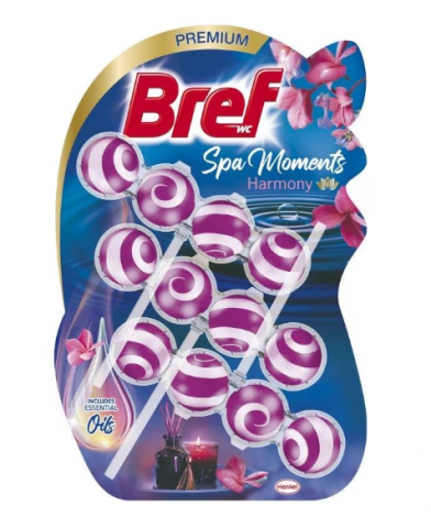 Casa, Gradina & Bricolaj - Odorizant toaleta Bref Spa Moments Harmony, 3x50 g
