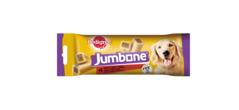 Hrana - Pachet hrana cu 2 batoane pentru caini, Pedigree Jumbone, baton, aroma de vita si pasare, 180 g