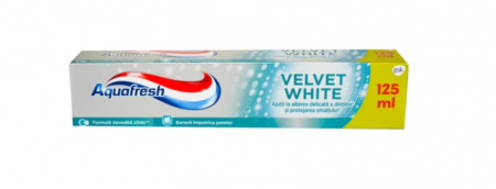 Ingrijire Personala & Cosmetice - Pasta de dinti, Aquafresh Velvet White, 125 ml