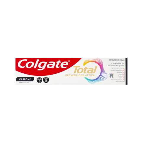 Pasta de Dinti - Pasta de dinti Colgate Total Charcoal & Clean pentru protectie si curatare completa 100 ml
