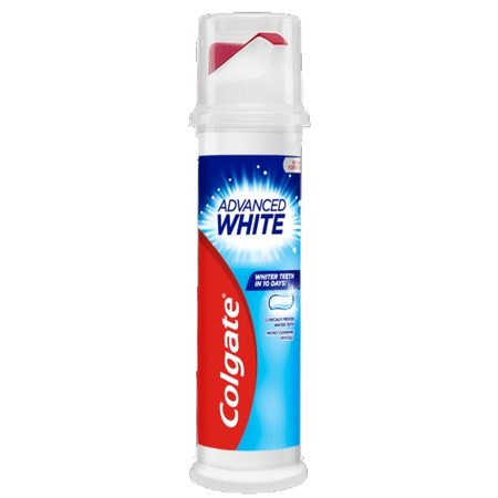 Ingrijire Personala & Cosmetice - Pasta de dinti cu pompita Advanced White, 100 ml, Colgate