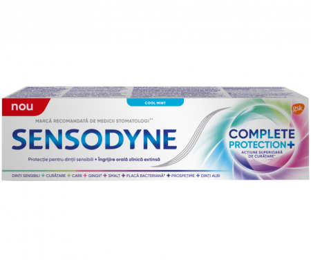 Igiena Dentara - Pasta de dinti Sensodyne Complete Protection Plus, 75 ml