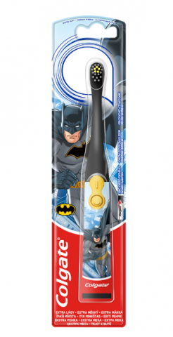 Periute de dinti - Periuta de dinti cu baterie pentru copii ,Colgate, Batman