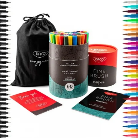 Articole Birotica - Pix liner 60 culori Fine Brush