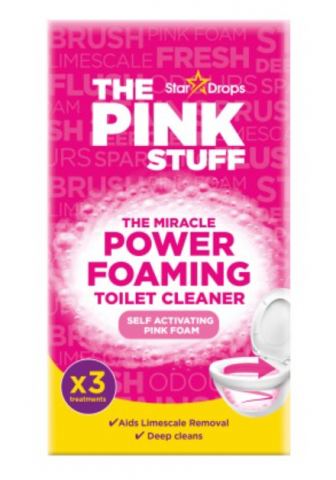 Casa, Gradina & Bricolaj - Pudra spumanta pentru curatarea vasului de toaleta The Pink Stuff, 3 x 100g