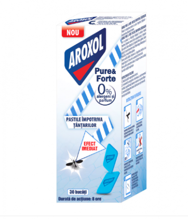 Casa, Gradina & Bricolaj - Rezerva pastile impotriva tantarilor Aroxol Pure&Forte, 30 buc