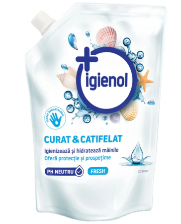 Ingrijire Corp - Rezerva sapun lichid antibacterian Igienol Fresh,500 ml
