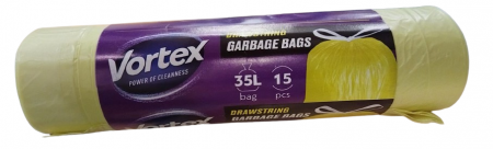 35 L - Saci menajeri cu sistem de legare Vortex 15pcs / 35 l