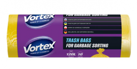 120 L - Saci menajeri standard Vortex 120l,10 pcs