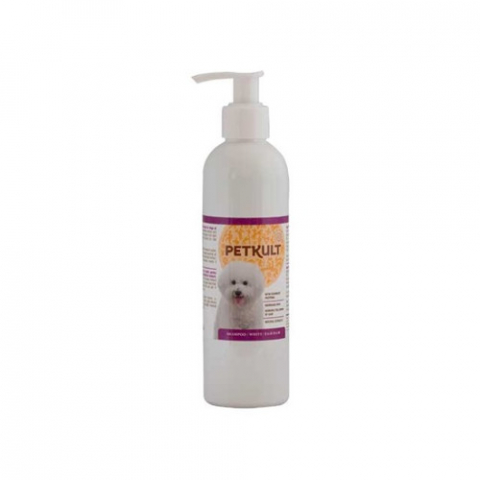 Ingrijire animale de companie - Sampon pentru blana alba Petkult 250 ml