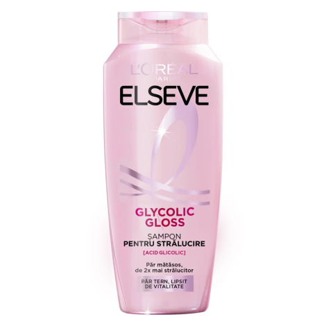 Sampon - Sampon pentru stralucirea parului Glycolic Gloss Elseve, 400 ml