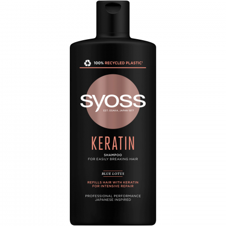 Produse de Baie - Sampon Syoss Keratin Hair Perfection pentru par uscat, 440 ml
