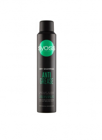 Ingrijire Par - Sampon uscat Syoss Anti-Grease pentru parul predispus la ingrasare, 200 ml