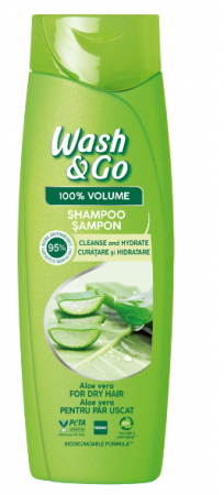 Ingrijire Personala & Cosmetice - Sampon Wash&Go cu extract de Aloe Vera,360 ml