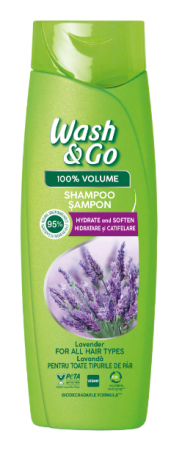 Ingrijire Personala & Cosmetice - Sampon Wash&Go pentru toate tipurile de par cu extract de levantica,360 ml