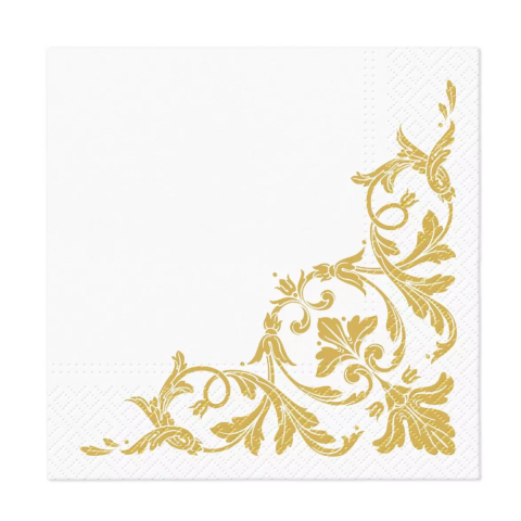Prosoape Hartie - Servetele din hartie Tete a Tete Frame Motif, 3 straturi, set 20 bucati
