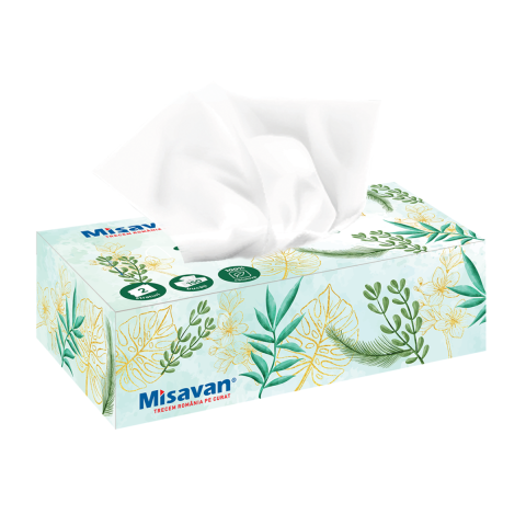 Ingrijire Personala & Cosmetice - Servetele Misavan, Cutie Green, 150 buc