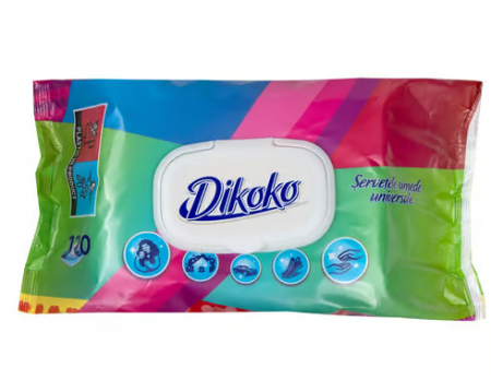 Servetele umede - Servetele Umede Dikoko, 120 buc
