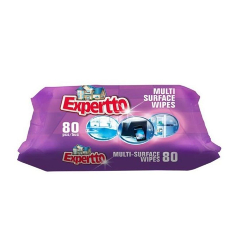 Curatenie & Intretinere - Servetele umede multisuprafete Expertto, 80 buc