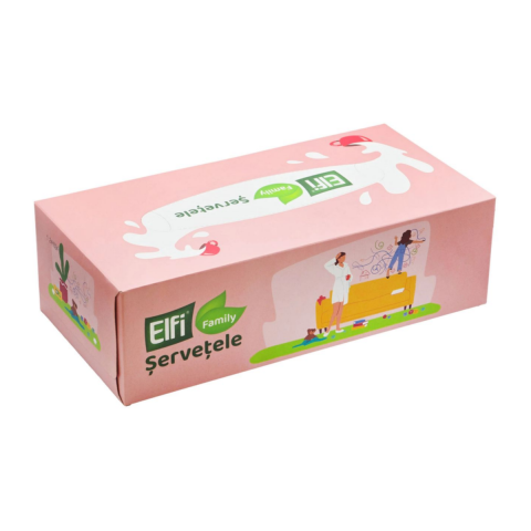 Casa, Gradina & Bricolaj - Servetele uscate Elfi Family 2 straturi, 150 bucati
