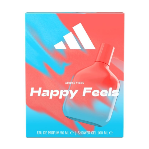 Ingrijire Personala & Cosmetice - Set Adidas Vibes Happy Feels: Apa de Toaleta 50 ml + Gel de dus, 100 ml