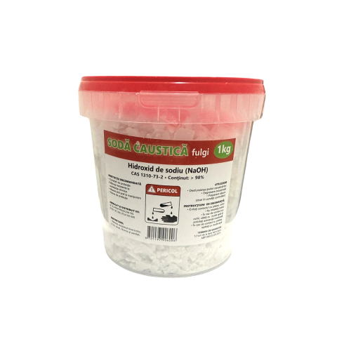Curatenie & Intretinere - Soda caustica fulgi calitatea I, 98%, 1 kg