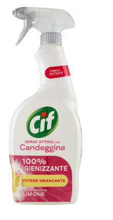 Casa, Gradina & Bricolaj - Solutie Activa cu Clor Cif, Parfum Lamaie, 650 ml