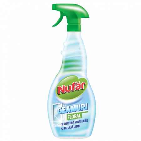 Casa, Gradina & Bricolaj - Solutie curatare geamuri Nufar Floral, 500 ml