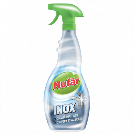 Casa, Gradina & Bricolaj - Solutie curatare inox Nufar, 500 ml