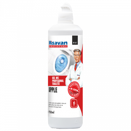 Solutii desfundat tevi - Solutie curatare toaleta Dr. Stephan Gel Wc Apple 750ml Misavan