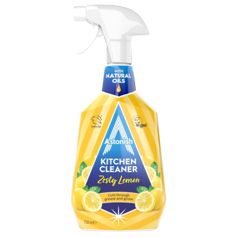 Casa, Gradina & Bricolaj - Solutie de Curatare Astonish Zesty Lemon pentru Bucatarie, 750 ml