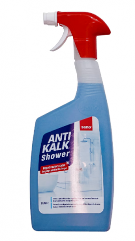 Solutii anticalcar - Solutie de curatat cabina de dus, Sano Anti Kalk Shower,1l