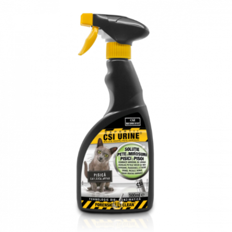 Solutii curatare pete animale - Solutie pentru pete si mirosuri CSI Urine Cat Spray 500 ml
