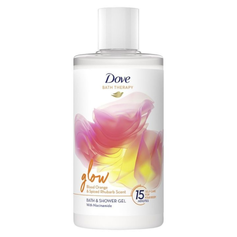 Spuma si saruri de baie - Spuma de baie Dove Glow Bath Therapy, 400 ml