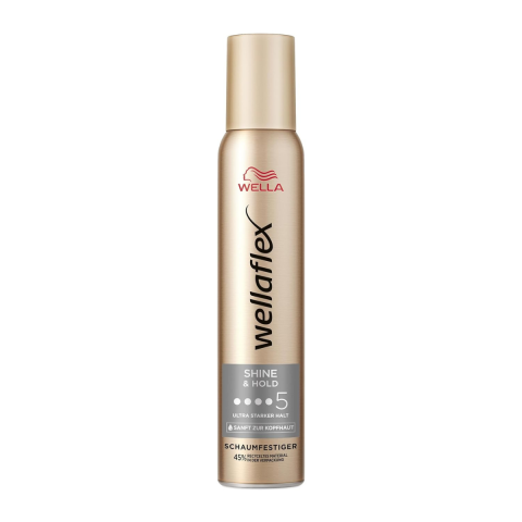 Ingrijire Personala & Cosmetice - Spuma de par Wellaflex Shine & Hold 5 fixare ultra-puternica, 200 ml