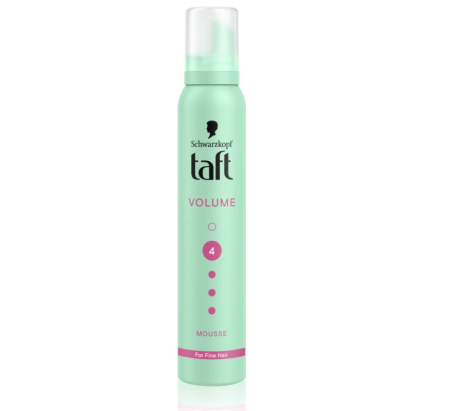 Fixativ si spuma de par - Spuma modelatoare Taft Mousse, nivel fixare 4, formula vegana, 200 ml