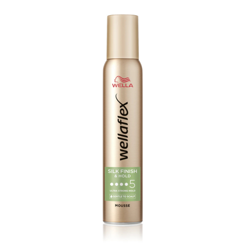 Ingrijire Personala & Cosmetice - Spuma pentru par Wella,Wellaflex Silk Finish & Hold , Fixare 5/5, 200 ml