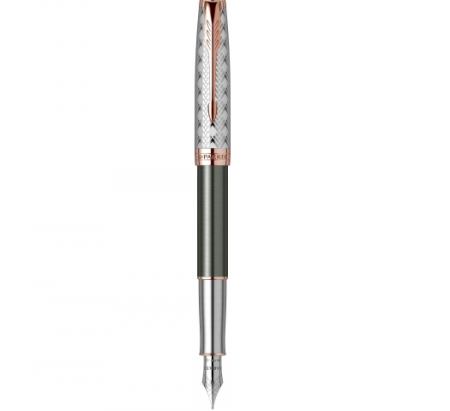 Articole Birotica - Stilou Parker Sonnet Royal Metal & Grey PGT, gri