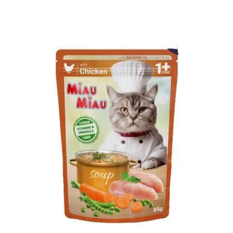 Pet Shop - SUPA MIAU MIAU CU PUI SI LEGUME, PLIC 85G