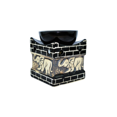 Aparate Aromaterapie - Suport Ceramic mare Elefant SUA-L-EL pentru uleiuri aromate 90x100 mm