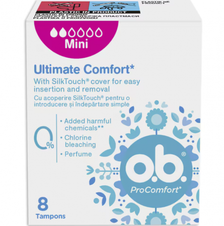 Tampoane si absorbante - Tampoane OB Procomfort Mini, 8 buc
