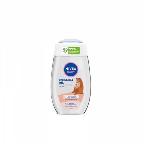 Igiena si Ingrijire - Ulei de masaj Nivea Baby cu ulei de migdale si vitamina E, 200ml