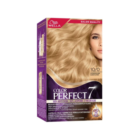 Ingrijire Par - Vopsea de par permanenta Color Perfect Blond Platinat 10/0, 135 ml