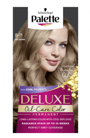 Vopsea de par si oxidant - Vopsea de par permanenta Palette Deluxe 8-11 Blond Rece Natural, 130 ml
