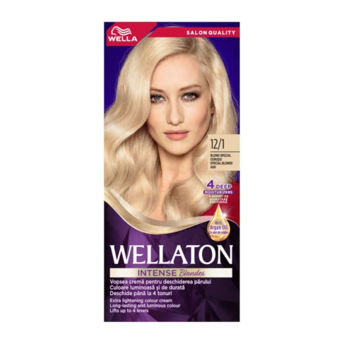Ingrijire Personala & Cosmetice - Vopsea de par Wellaton, Blond Special Cenusiu 12/1, 130 ml