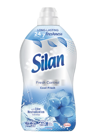 Curatenie & Intretinere - Balsam de rufe Silan Cool Fresh, 62 spalari, 1.364 ml