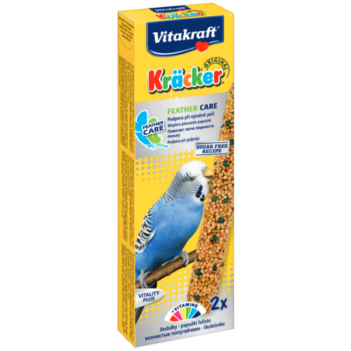 Pet Shop - Batoane pentru perusi Vitakraft Kracker pentru Pene 60 g