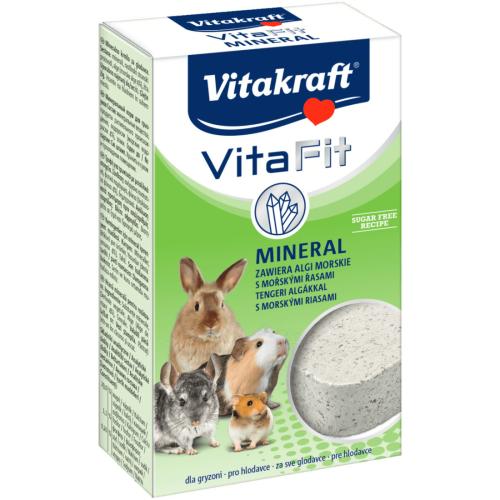Suplimente nutritive pentru animale - Bloc mineral pentru rozatoare Vitakraft Vitafit 170G