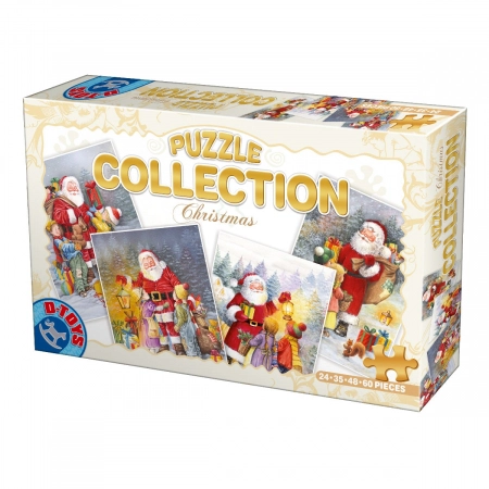 Jucarii, Copii & Bebe - Colectie puzzle Craciun - 24, 35, 48 si 60 piese
