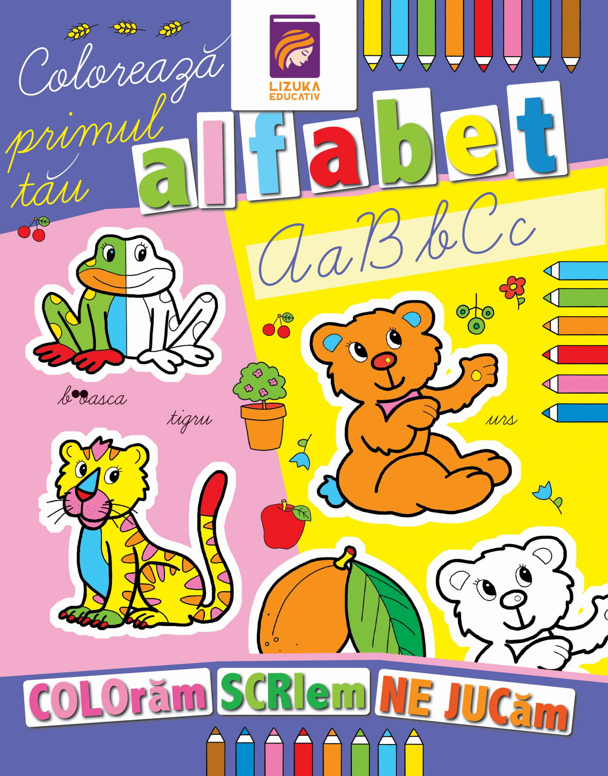 Coloreaza primul tau alfabet. Carte de colorat [1]